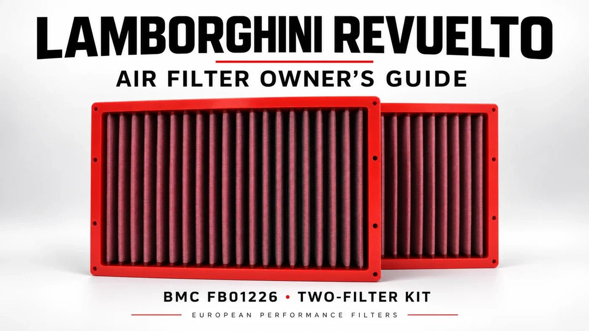 BMC FB01226 two-filter air filter kit for the Lamborghini Revuelto