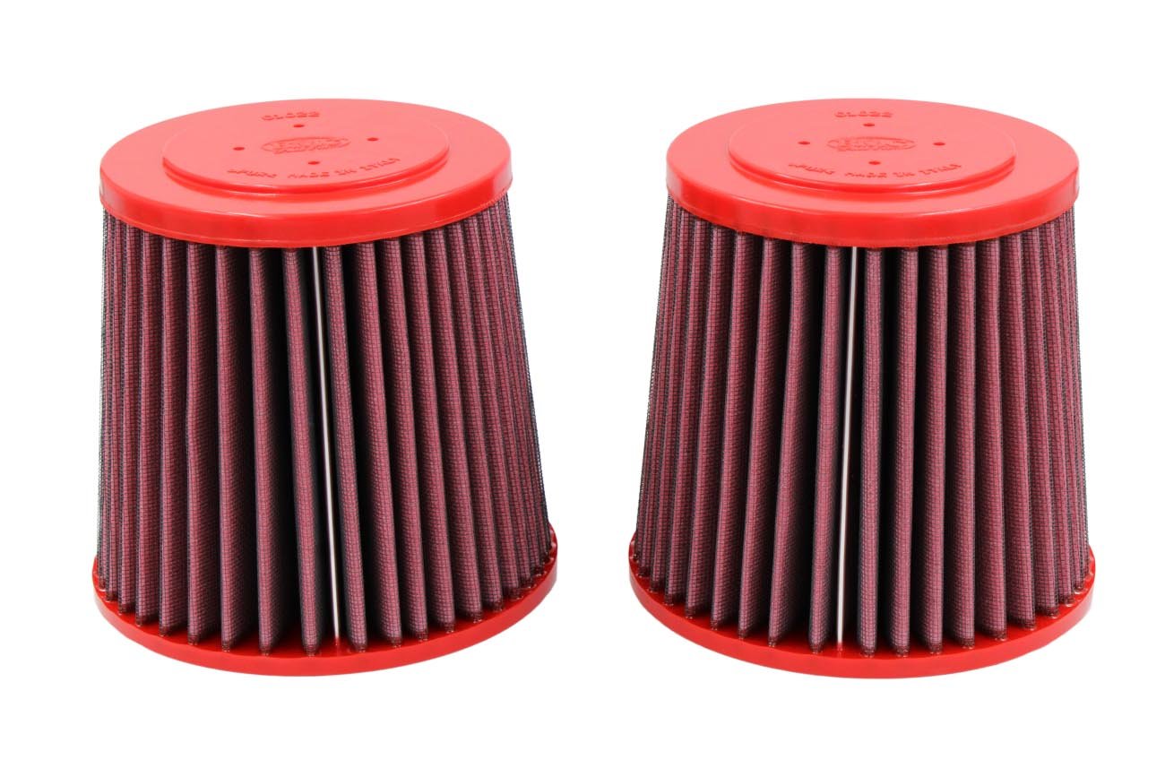 Side view of BMC FB01022 washable air filters – McLaren 720S and 765LT fitment