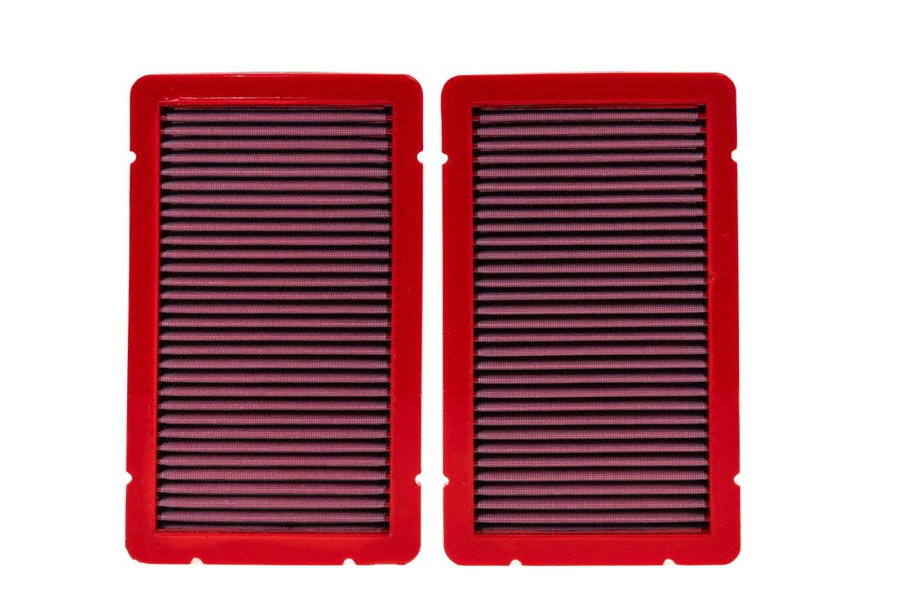 BMC FB129/03 high-performance air filter pair for Ferrari F355 – front view