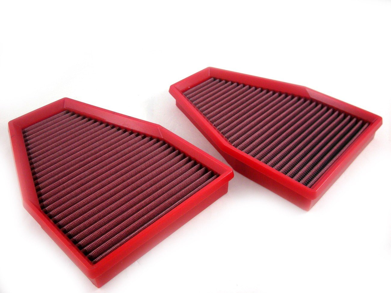 Red BMC panel air filter FB709/01 for a Porsche 991 Carrera or GT3 – washable high-flow panel filter for Carrera, Carrera S, and GT3 (post-2011) models.