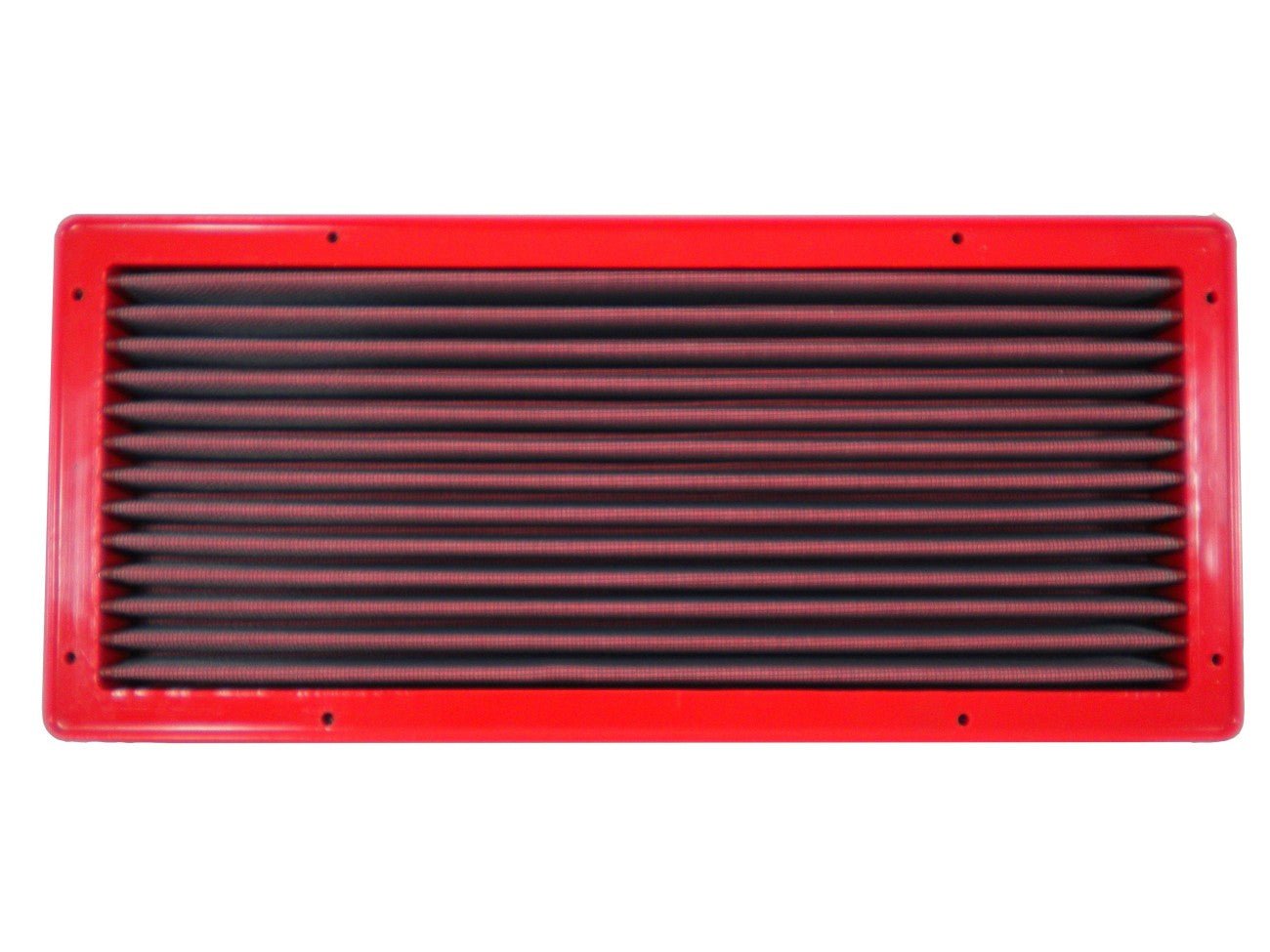 Red BMC panel air filter FB812/01 for a Porsche 911 (K-Jetronic, 1973–1983) —washable high-flow filter offering improved throttle response.