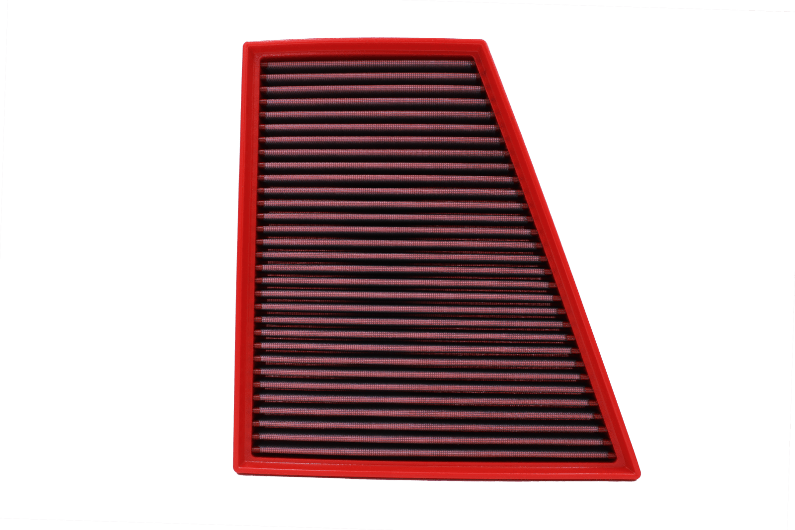 BMC FB926/20 red cotton replacement panel air filter, face-on view