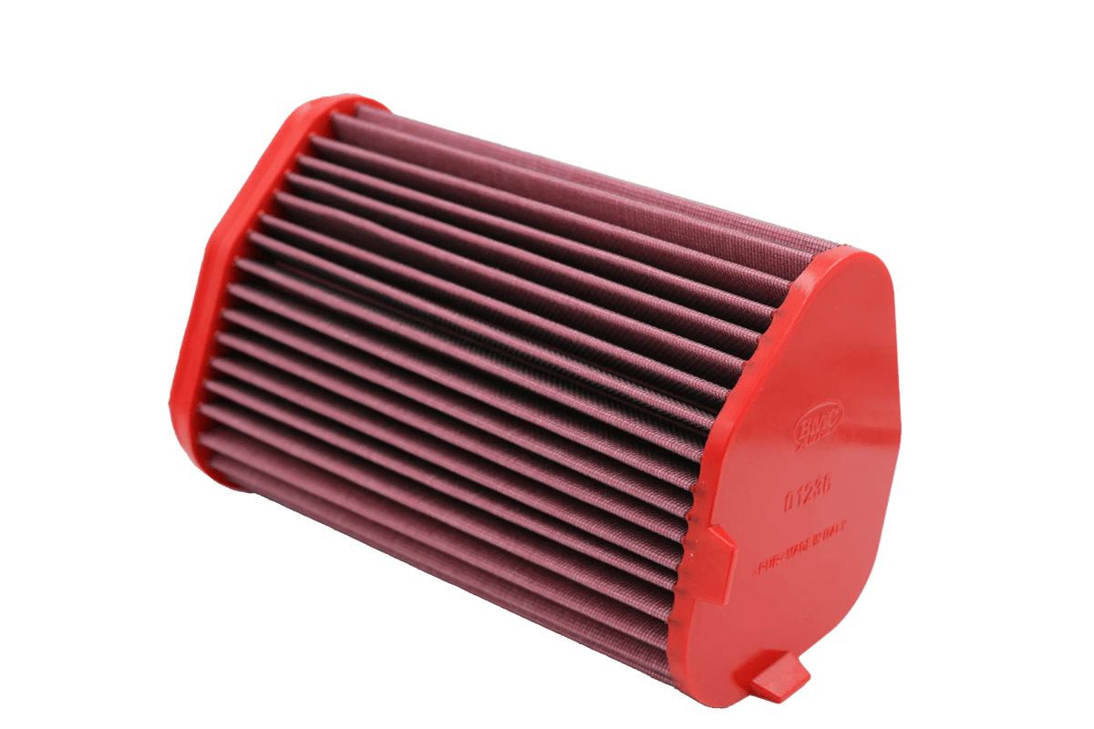 BMC FB01236 Porsche Carrera GTS and Carrera 4 GTS air filter, side view of the pleated media