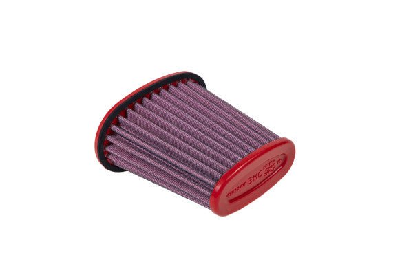 BMC FM01013 washable motorcycle air filter – horizontal outlet-cap view