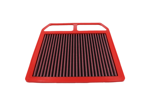 BMC FM01031 washable motorcycle air filter – front three-quarter view