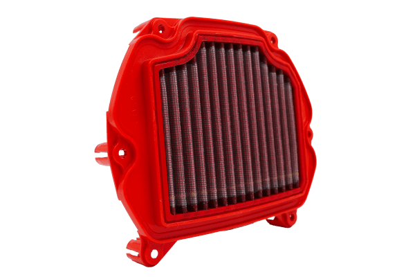 BMC FM01042RACE Race motorcycle air filter – side-profile view