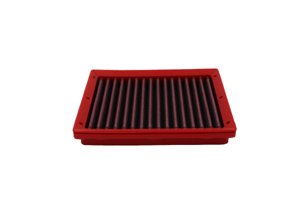 BMC FM01077 washable motorcycle air filter – front three-quarter view