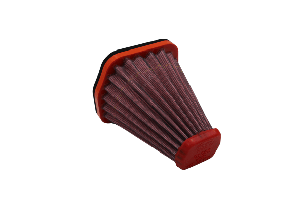 BMC FM01085RACE Race motorcycle air filter – horizontal inlet-flange view