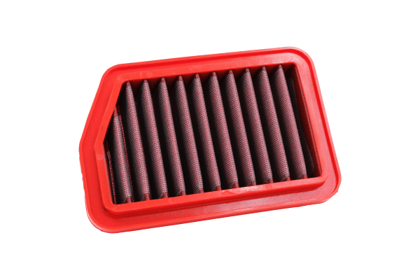 BMC FM01155 washable motorcycle air filter – side-profile view
