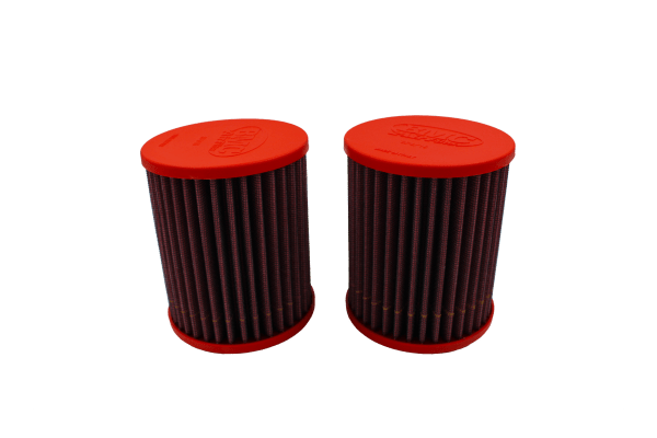 BMC FM374/16RACE Race motorcycle air filter – paired filters inlet-opening view