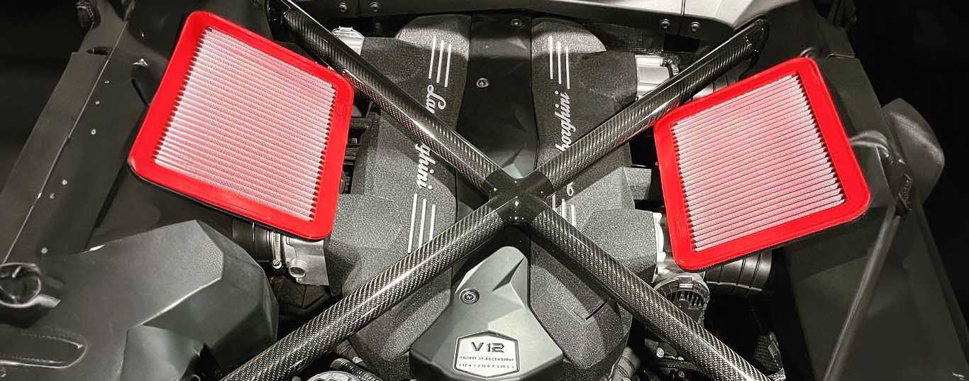 BMC Air Filters Installed In Lamborghini Picture 2