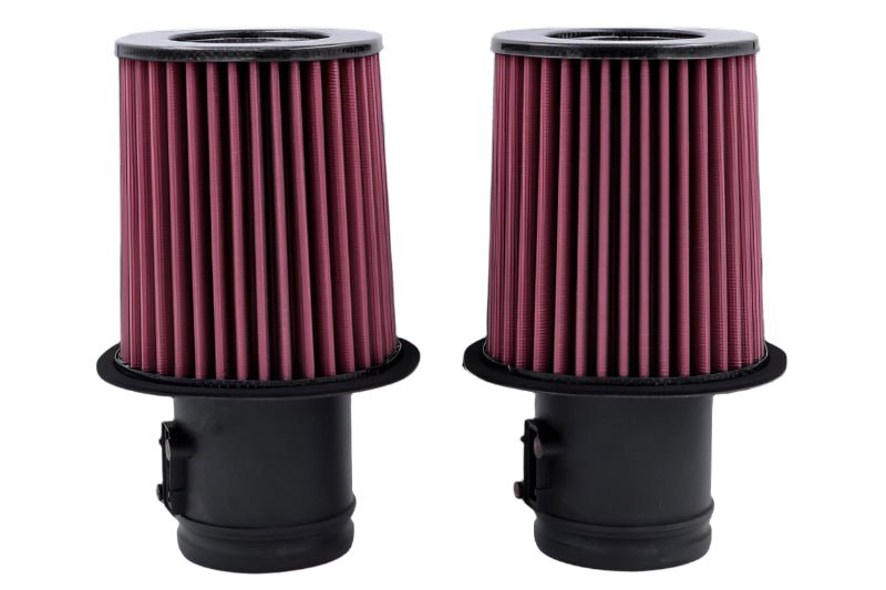 BMC CRF605/08 carbon racing filters for Audi R8 & Lamborghini Gallardo V10 – front view