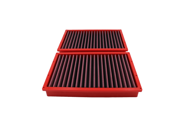 BMC FB01226 washable red cotton panel air filters for Lamborghini Revuelto original airbox