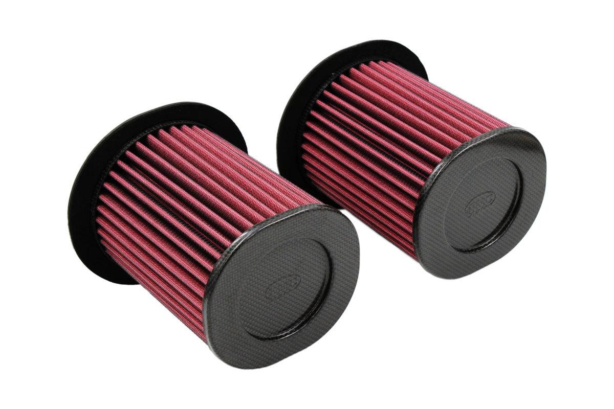 BMC CRF612/08 Carbon Racing Filter kit for Audi R8 4.2 V8 - Side view