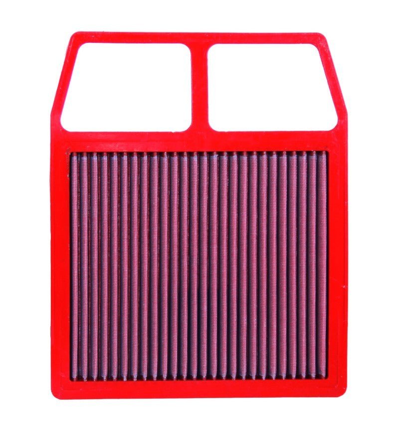 BMC FM01031 washable motorcycle air filter – straight-on filter-face view