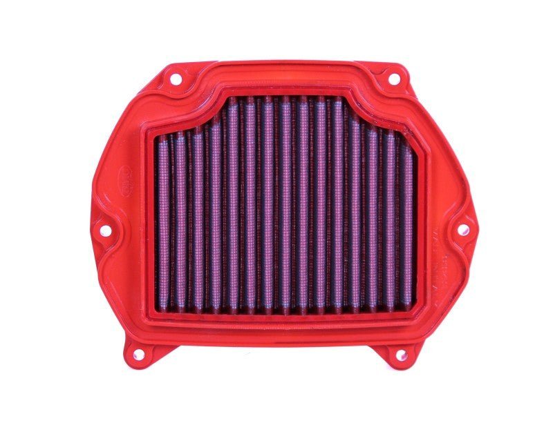 BMC FM01042 washable motorcycle air filter – straight-on filter-face view