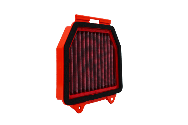 BMC FM01043 washable motorcycle air filter – side-profile view