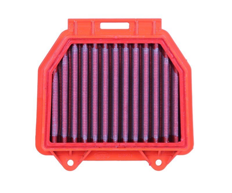 BMC FM01043 washable motorcycle air filter – straight-on filter-face view