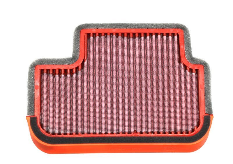 BMC FM01093 washable motorcycle air filter – straight-on filter-face view