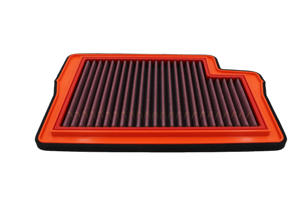 BMC FM01119RACE Race motorcycle air filter – low front-edge view