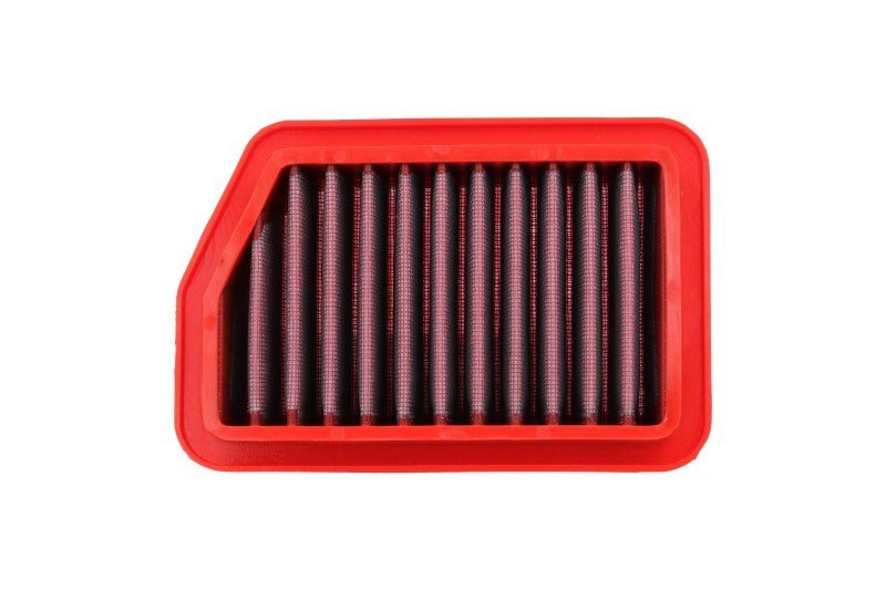 BMC FM01155 washable motorcycle air filter – straight-on filter-face view