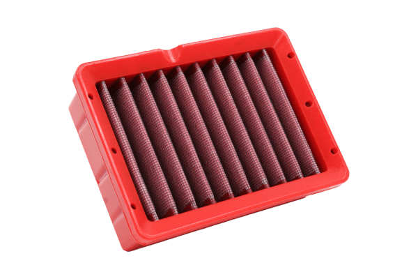 BMC FM01162 washable motorcycle air filter – side-profile view