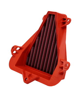 BMC FM01181 washable motorcycle air filter – side-profile view