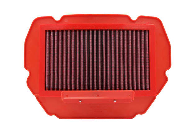 BMC FM115/14 washable motorcycle air filter – front three-quarter view