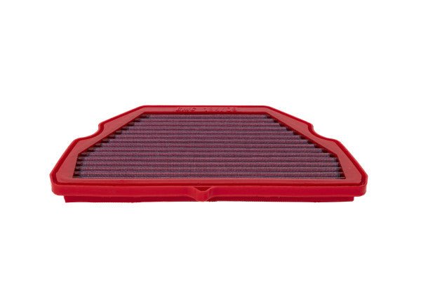 BMC FM194/09 washable motorcycle air filter – low front-edge view