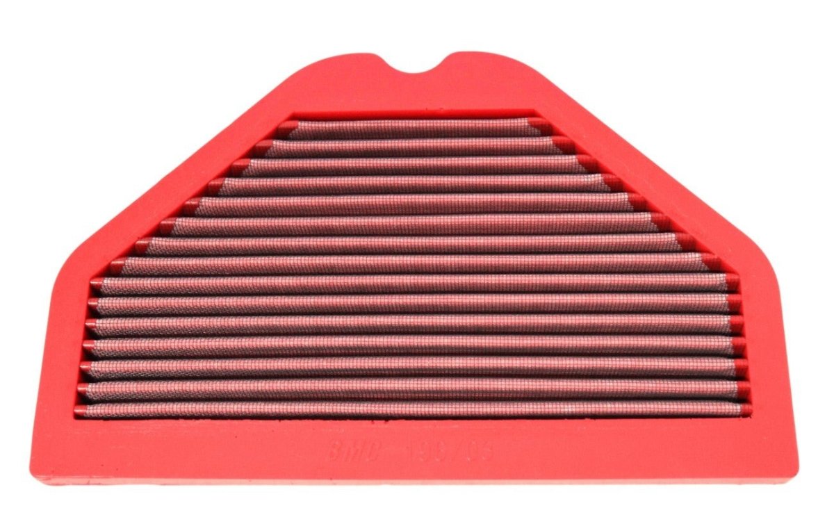 BMC FM196/03 washable motorcycle air filter – straight-on filter-face view