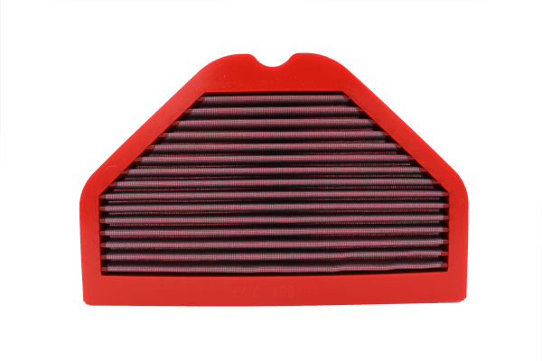 BMC FM196/03 washable motorcycle air filter – front three-quarter view