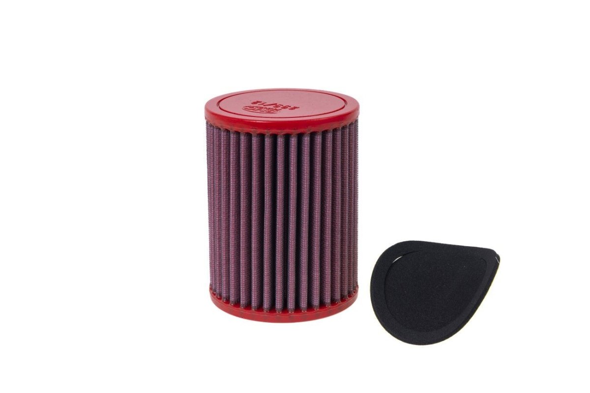 BMC FM299/12 washable motorcycle air filter – upright filter with foam prefilter