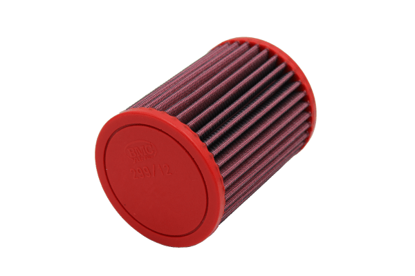BMC FM299/12 washable motorcycle air filter – horizontal outlet-cap view