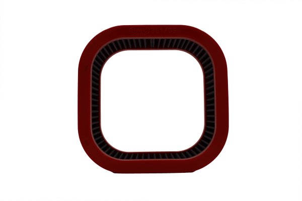 BMC FM361/06 washable motorcycle air filter – top-down opening view
