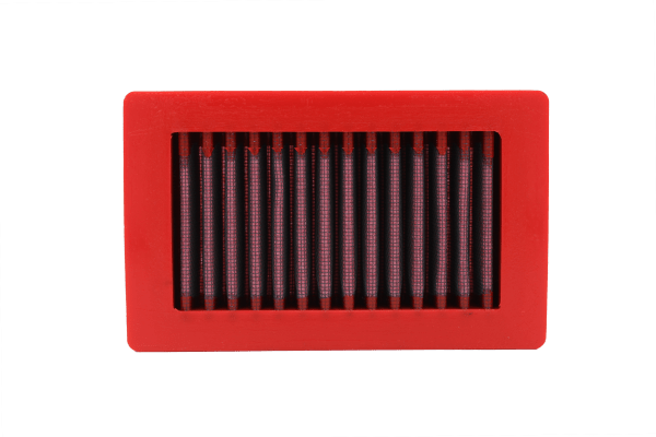 BMC FM387/04 washable motorcycle air filter – straight-on filter-face view