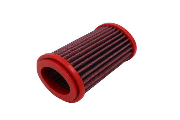 BMC FM441/08 washable motorcycle air filter – horizontal inlet-opening view