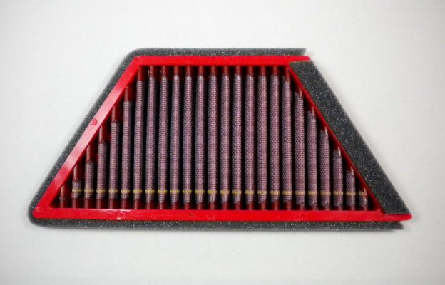 BMC FM466/04RACE Race motorcycle air filter – low front-edge view