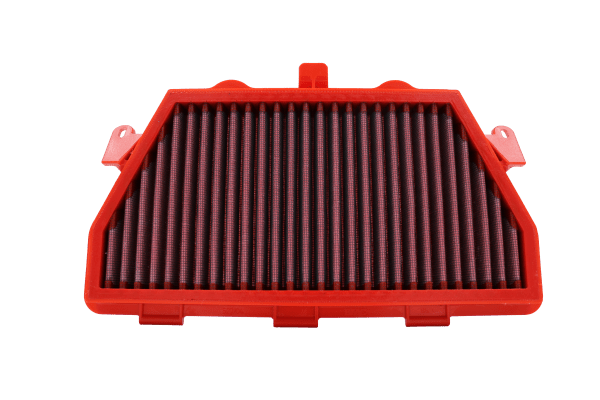 BMC FM527/04 washable motorcycle air filter – front three-quarter view