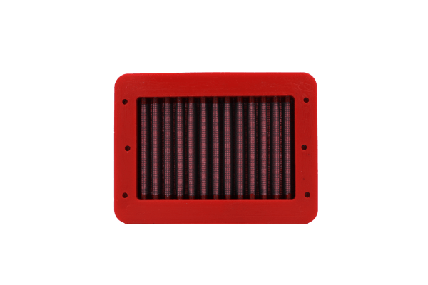 BMC FM528/20-01 washable motorcycle air filter – front three-quarter view