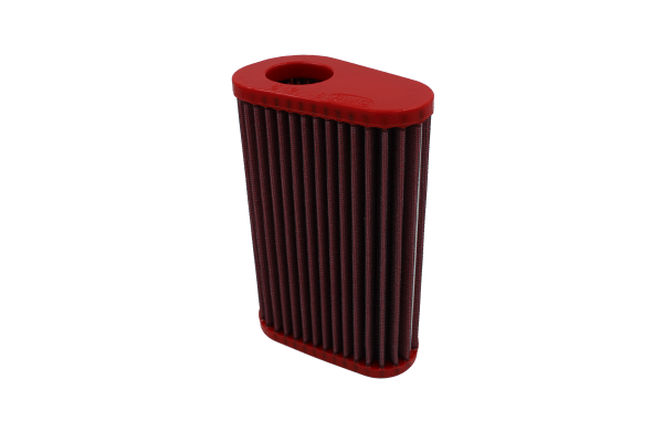 BMC FM542/08 washable motorcycle air filter – angled side view