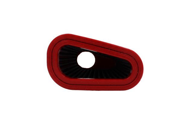 BMC FM542/08 washable motorcycle air filter – top-down outlet-opening view
