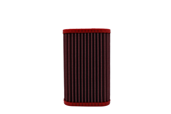 BMC FM542/08 washable motorcycle air filter – upright pleated-side view