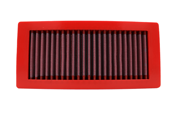 BMC FM597/08 washable motorcycle air filter – straight-on filter-face view
