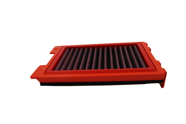 BMC FM645/04 washable motorcycle air filter – alternate low-edge view