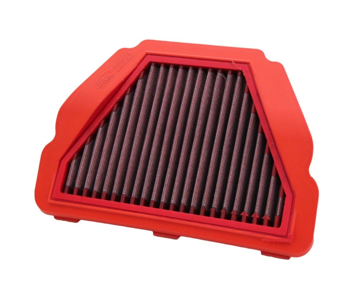 BMC FM856/04 washable motorcycle air filter – straight-on filter-face view