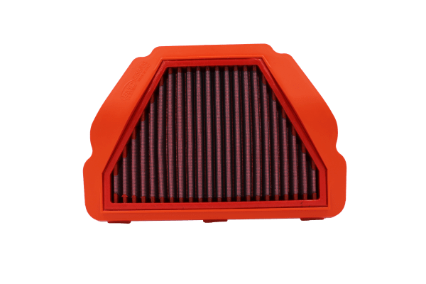 BMC FM856/04 washable motorcycle air filter – front three-quarter view