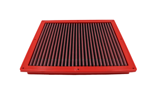 BMC FM875/01 washable motorcycle air filter – alternate low-edge view