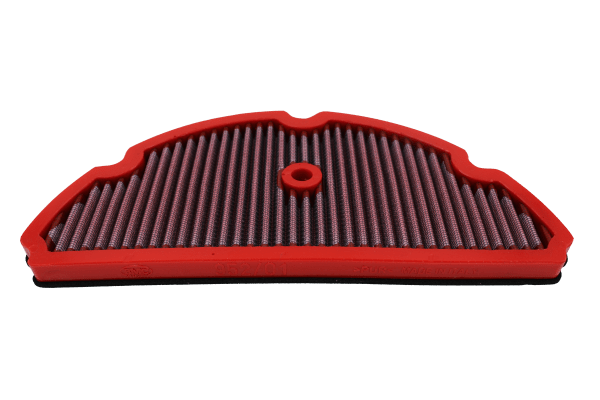 BMC FM952/01 washable motorcycle air filter – low front-edge view