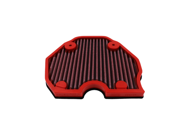 BMC FM953/04 washable motorcycle air filter – low front-edge view